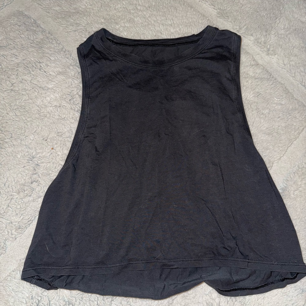 Black Sleeveless Women's Top